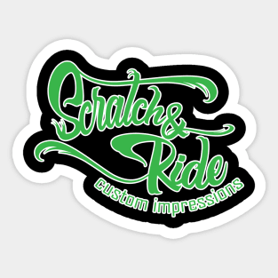 Scratch & Ride Brand (Grass Logo) Sticker